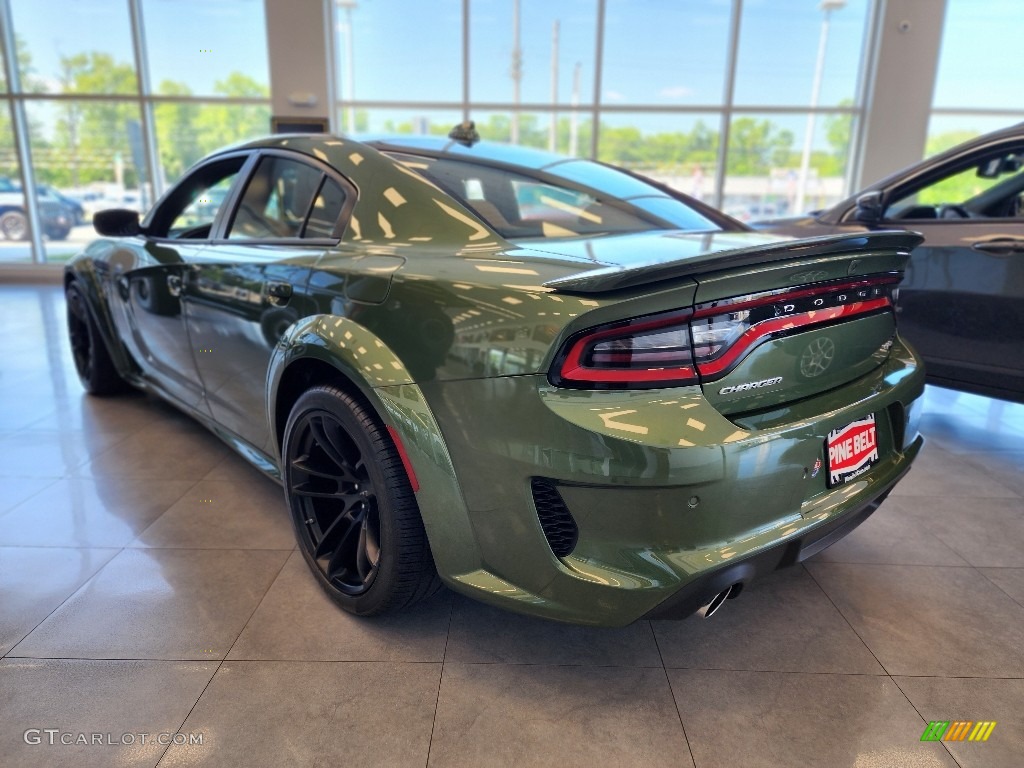 2022 Charger SRT Hellcat Widebody - F8 Green / Black/Sepia photo #12