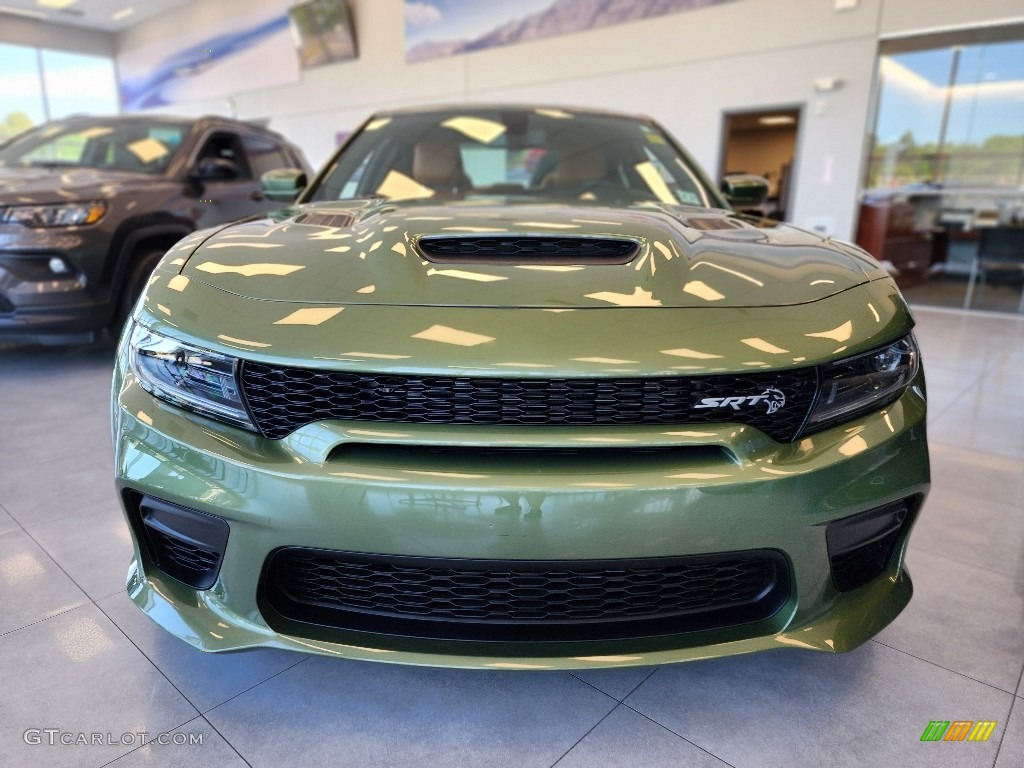 2022 Charger SRT Hellcat Widebody - F8 Green / Black/Sepia photo #17