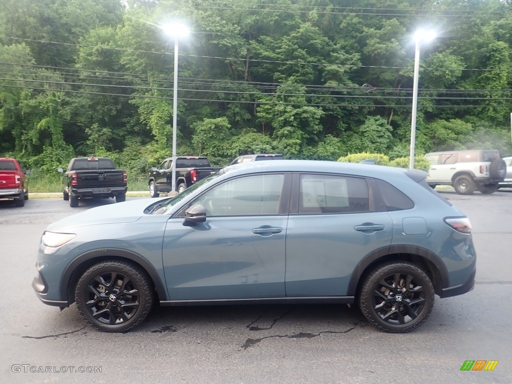 2023 HR-V Sport AWD - Nordic Forest Pearl / Black photo #6