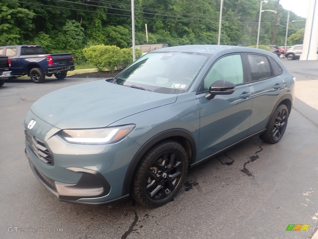 2023 HR-V Sport AWD - Nordic Forest Pearl / Black photo #7