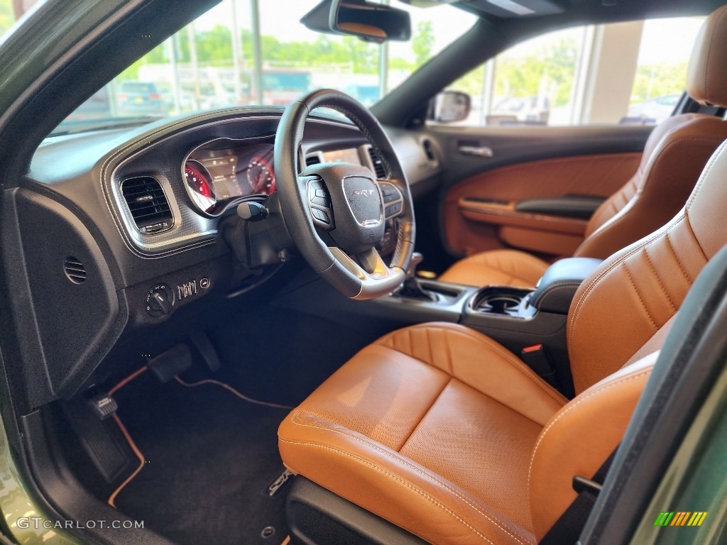 Black/Sepia Interior 2022 Dodge Charger SRT Hellcat Widebody Photo #146202657