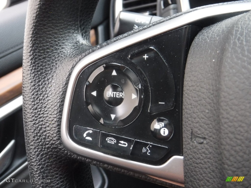 2020 Honda CR-V EX-L AWD Gray Steering Wheel Photo #146203326