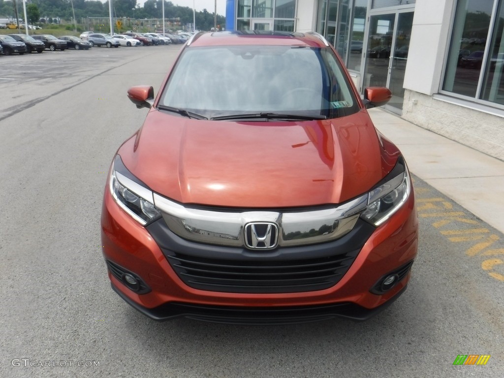 2020 HR-V EX AWD - Orangeburst Metallic / Black photo #3