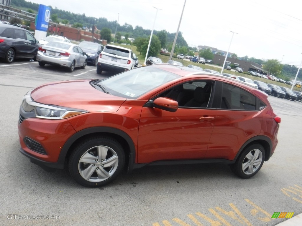 2020 HR-V EX AWD - Orangeburst Metallic / Black photo #5