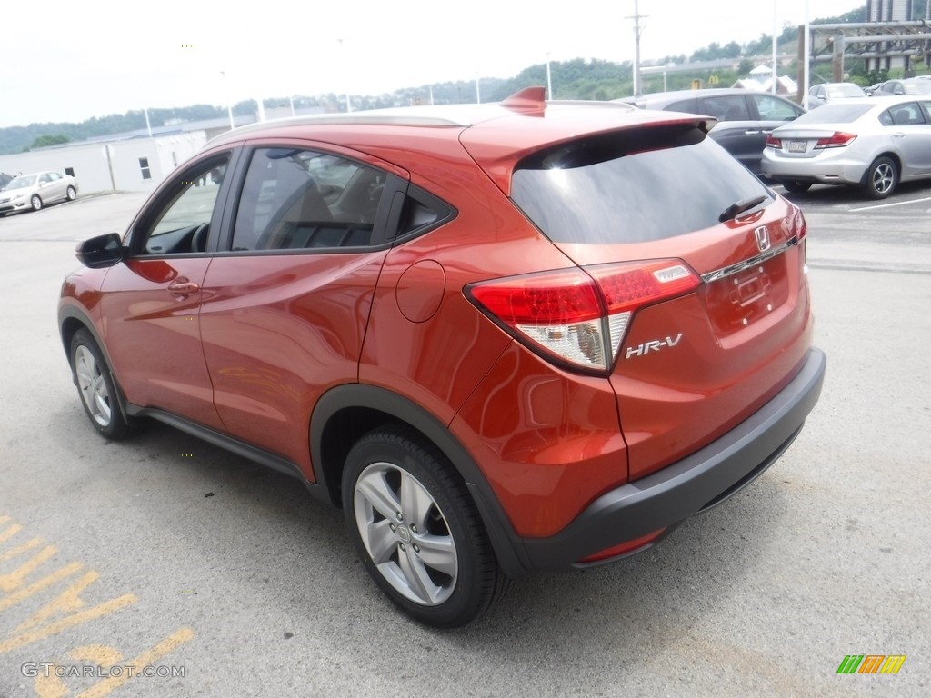 2020 HR-V EX AWD - Orangeburst Metallic / Black photo #6