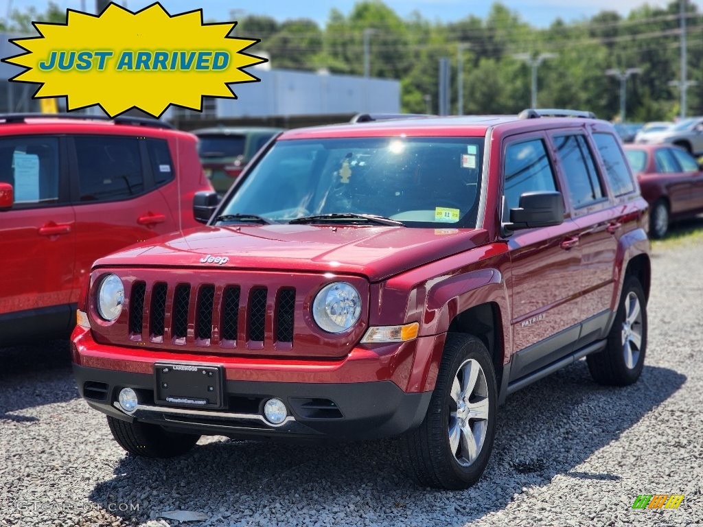 2016 Patriot High Altitude 4x4 - Deep Cherry Red Crystal Pearl / Light Pebble Beige/Dark Slate Gray photo #2