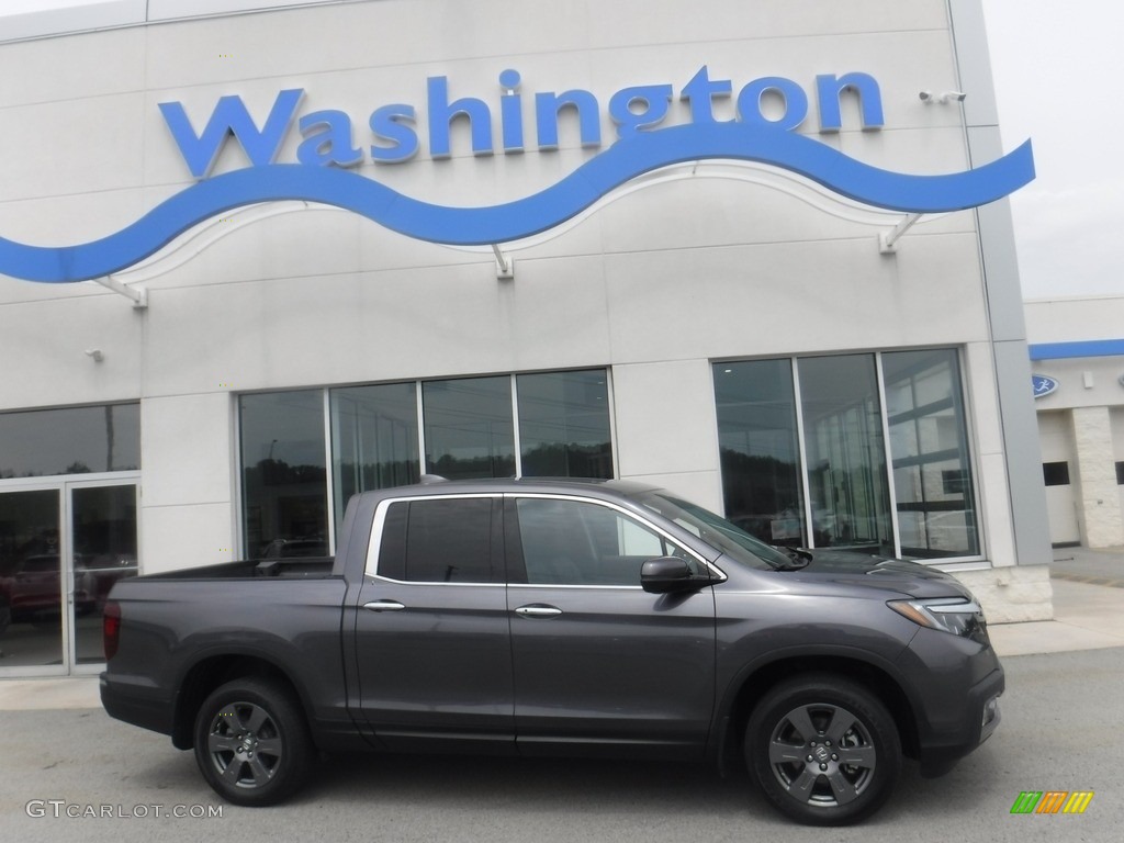 2020 Ridgeline RTL-E AWD - Modern Steel Metallic / Black photo #2