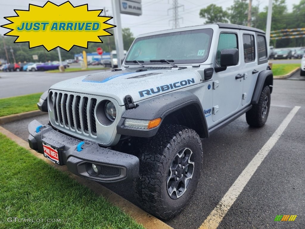 2023 Wrangler Unlimited Rubicon 4XE Hybrid - Silver Zynith / Black photo #1