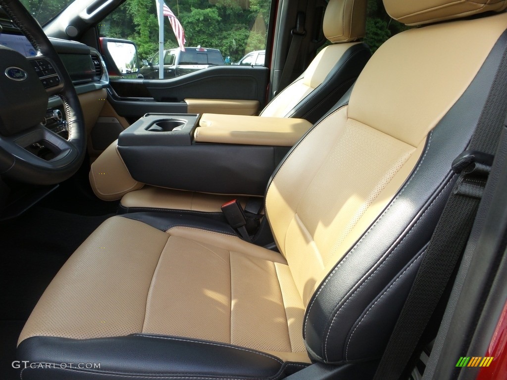 2022 Ford F150 Lariat SuperCrew 4x4 Front Seat Photo #146204805