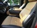 2022 Ford F150 Black/Baja Tan Interior Front Seat Photo