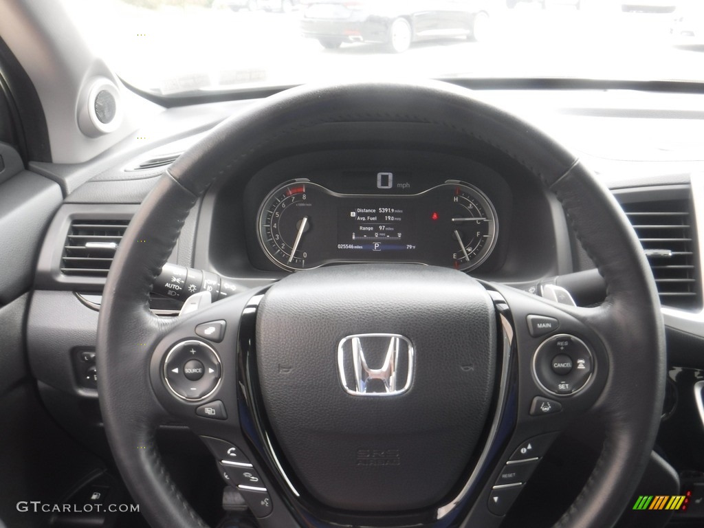 2020 Ridgeline RTL-E AWD - Modern Steel Metallic / Black photo #32
