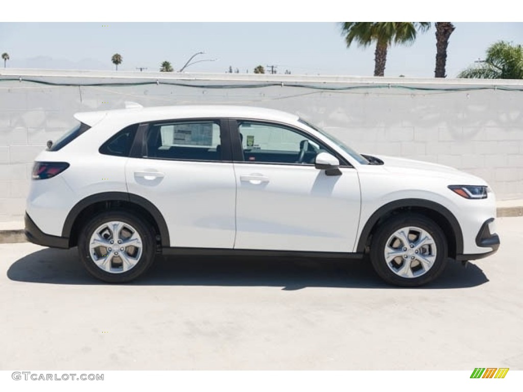 Platinum White Pearl 2024 Honda HR-V LX Exterior Photo #146205351