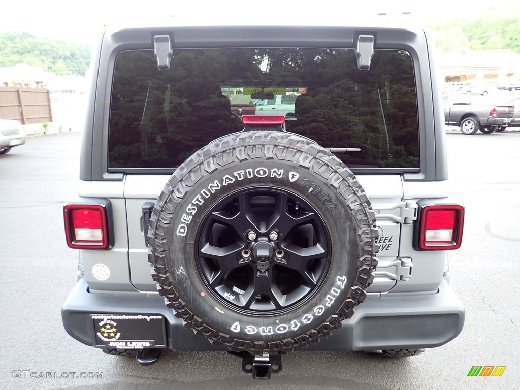 2020 Wrangler Unlimited Willys 4x4 - Billet Silver Metallic / Black photo #4