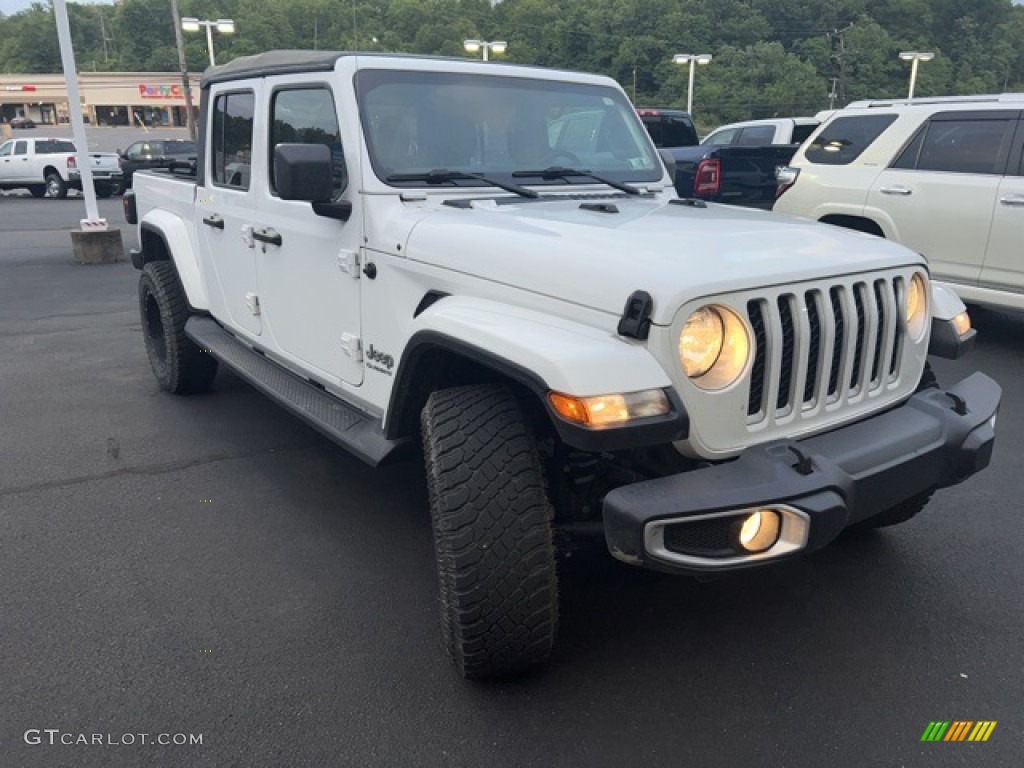 2022 Gladiator Overland 4x4 - Bright White / Black photo #3