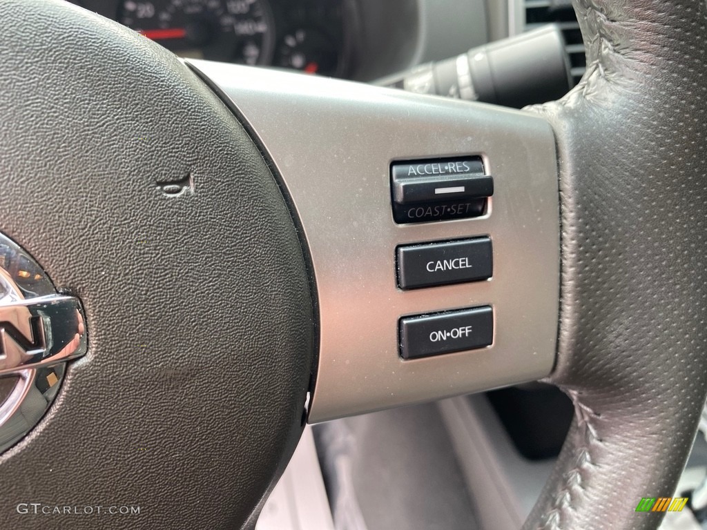 2019 Nissan Frontier SV King Cab 4x4 Graphite/Steel Steering Wheel Photo #146206939