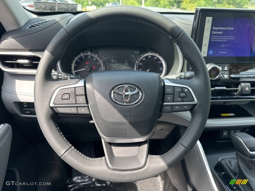 2023 Toyota Highlander XLE AWD Graphite Steering Wheel Photo #146206950