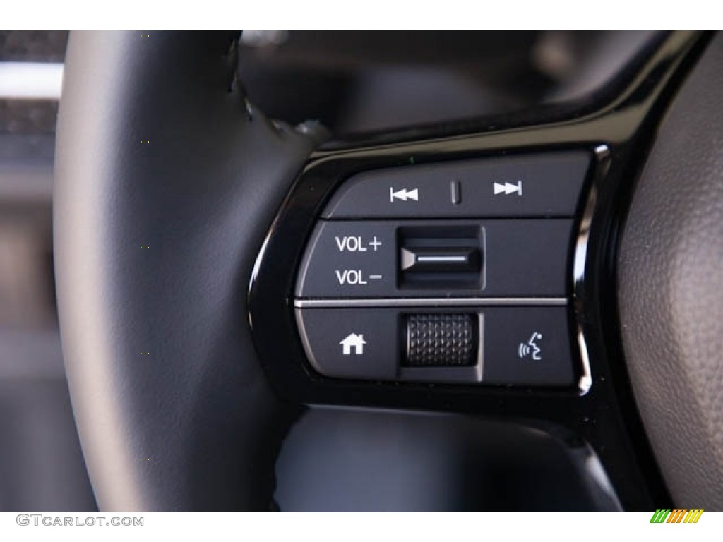 2024 Honda HR-V EX-L Black Steering Wheel Photo #146207271