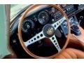 1969 Jaguar E-Type Cinnamon Interior Steering Wheel Photo