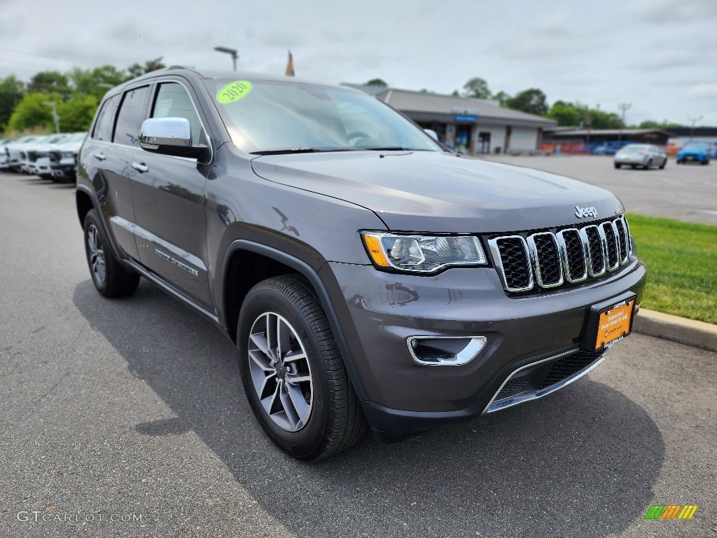 2020 Grand Cherokee Limited 4x4 - Granite Crystal Metallic / Black photo #18