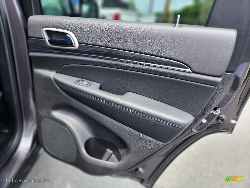 2020 Jeep Grand Cherokee Limited 4x4 Black Door Panel Photo #146207433