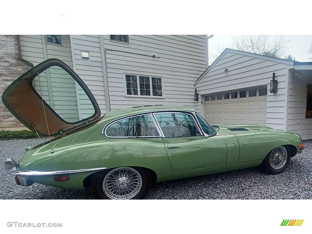 Willow Green 1969 Jaguar E-Type XKE 4.2 Fixed Head Coupe Exterior Photo #146207436