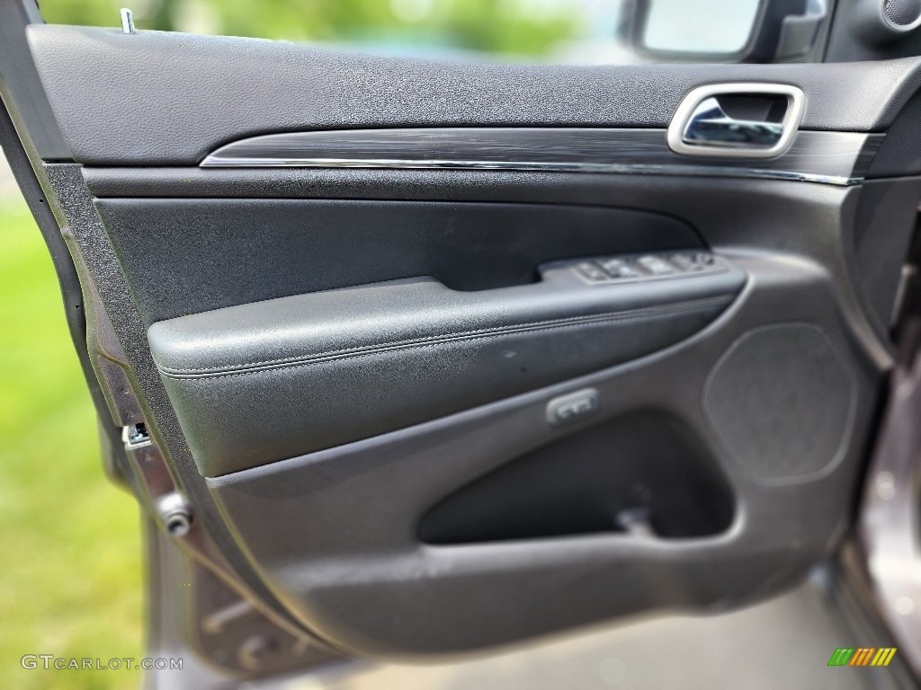 2020 Jeep Grand Cherokee Limited 4x4 Black Door Panel Photo #146207472