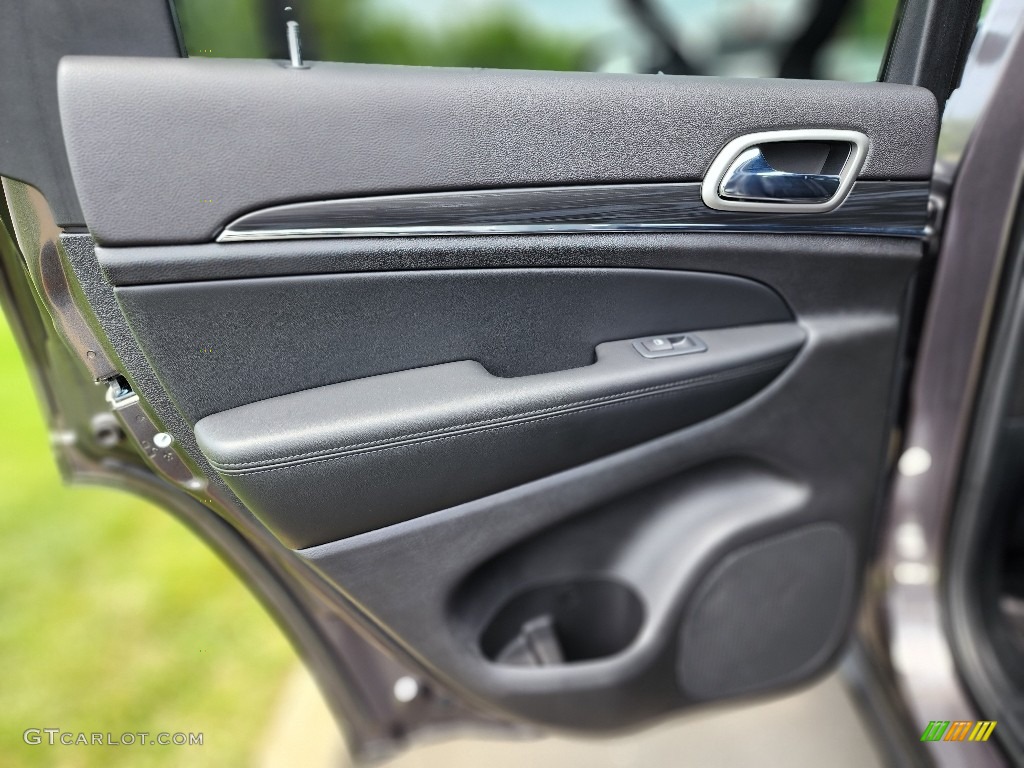 2020 Jeep Grand Cherokee Limited 4x4 Black Door Panel Photo #146207532