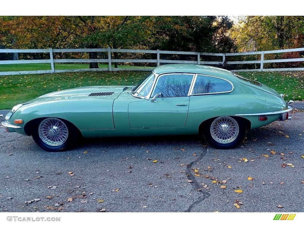 Willow Green 1969 Jaguar E-Type XKE 4.2 Fixed Head Coupe Exterior Photo #146207661