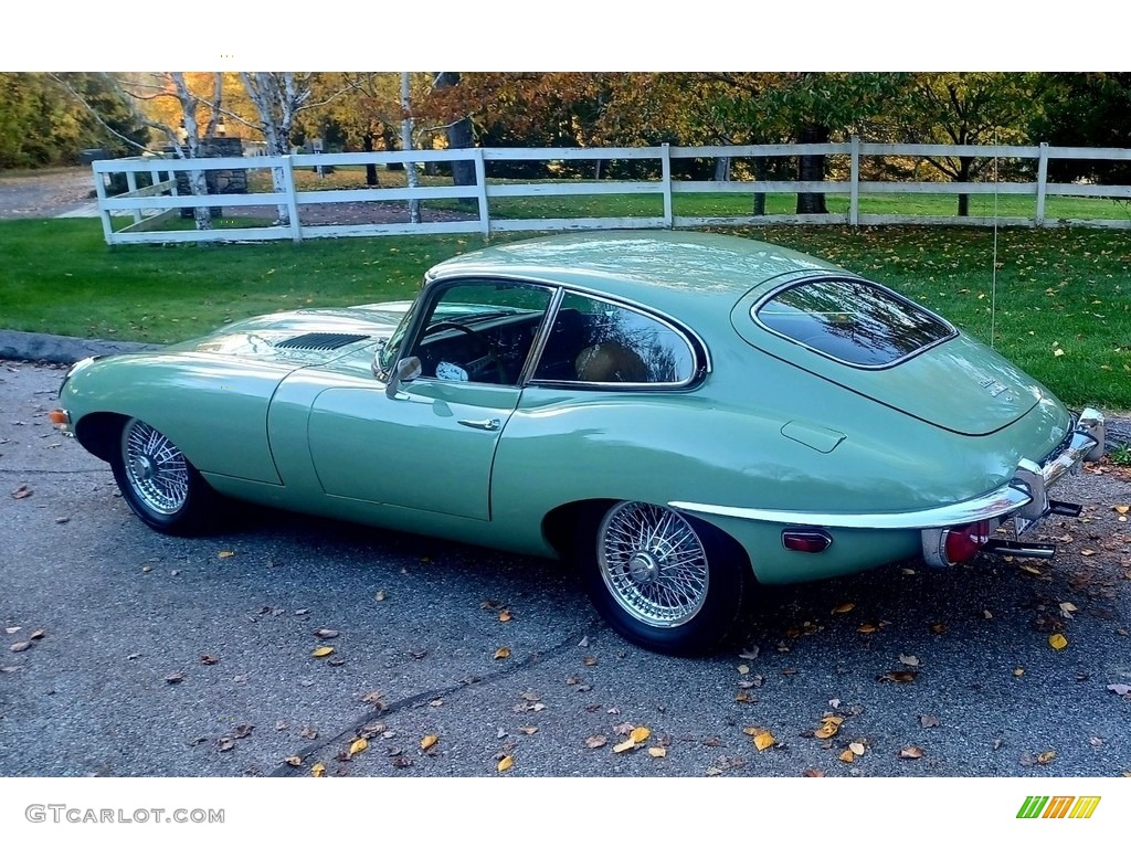 Willow Green 1969 Jaguar E-Type XKE 4.2 Fixed Head Coupe Exterior Photo #146207704