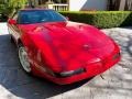 1991 Bright Red Chevrolet Corvette Coupe  photo #12