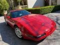 1991 Bright Red Chevrolet Corvette Coupe  photo #13