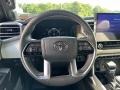 Black/White 2023 Toyota Tundra Capstone CrewMax 4x4 Steering Wheel