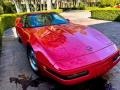 1991 Bright Red Chevrolet Corvette Coupe  photo #19