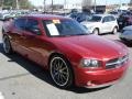 2007 Inferno Red Crystal Pearl Dodge Charger   photo #3