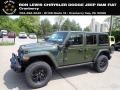 2023 Sarge Green Jeep Wrangler Unlimited Rubicon 4XE 20th Anniversary Hybrid #146141282
