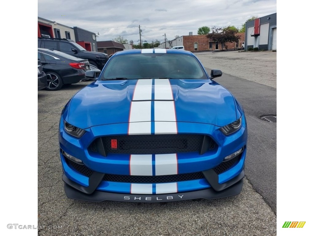 Velocity Blue 2019 Ford Mustang Shelby GT350R Exterior Photo #146208711