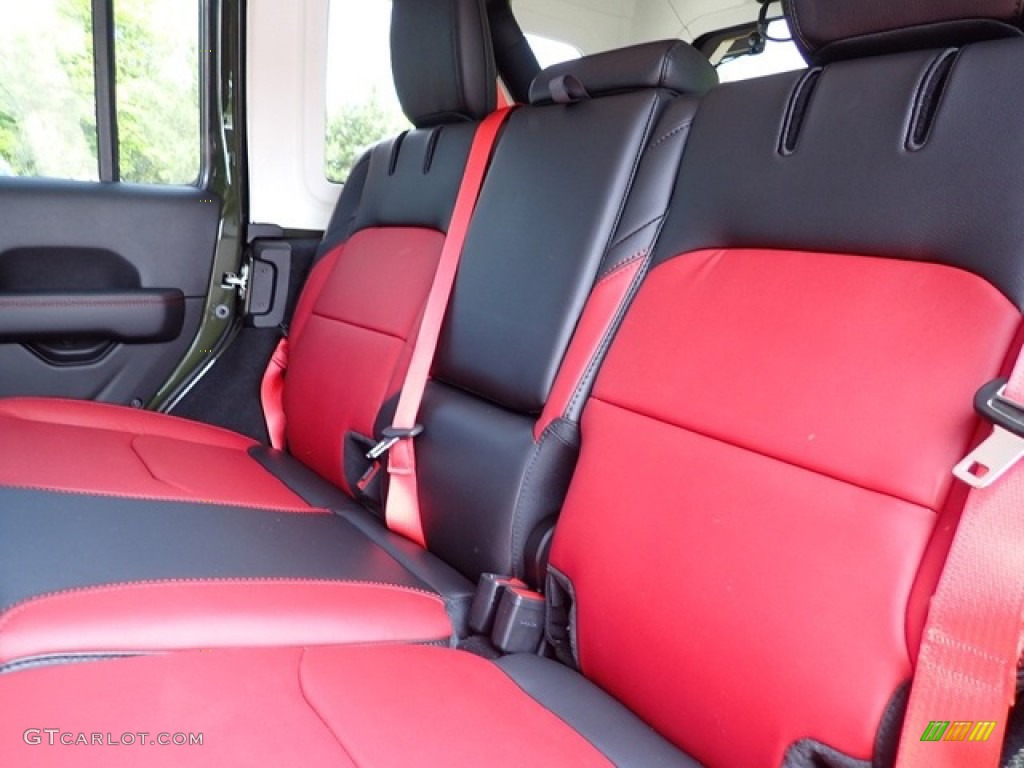 2023 Wrangler Unlimited Rubicon 4XE 20th Anniversary Hybrid - Sarge Green / 20th Anniversary Red/Black photo #12