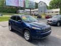 2018 Patriot Blue Pearl Jeep Cherokee Latitude Plus 4x4  photo #6