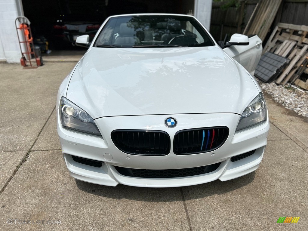 2013 6 Series 640i Convertible - Alpine White / Black photo #3