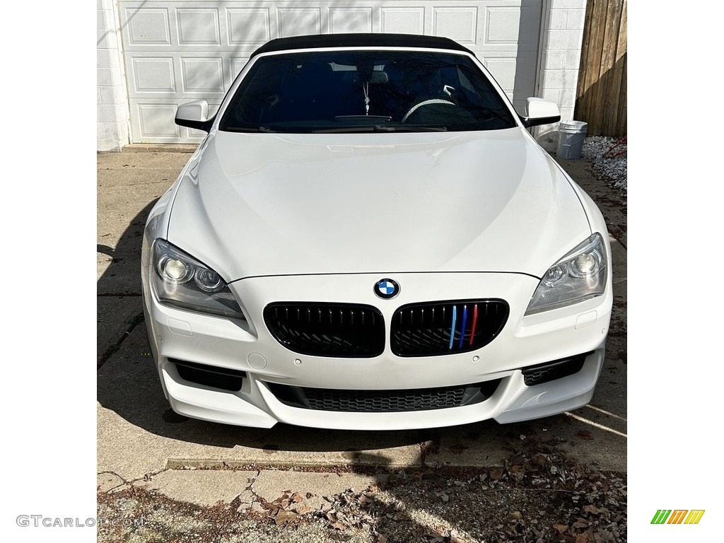 2013 6 Series 640i Convertible - Alpine White / Black photo #11