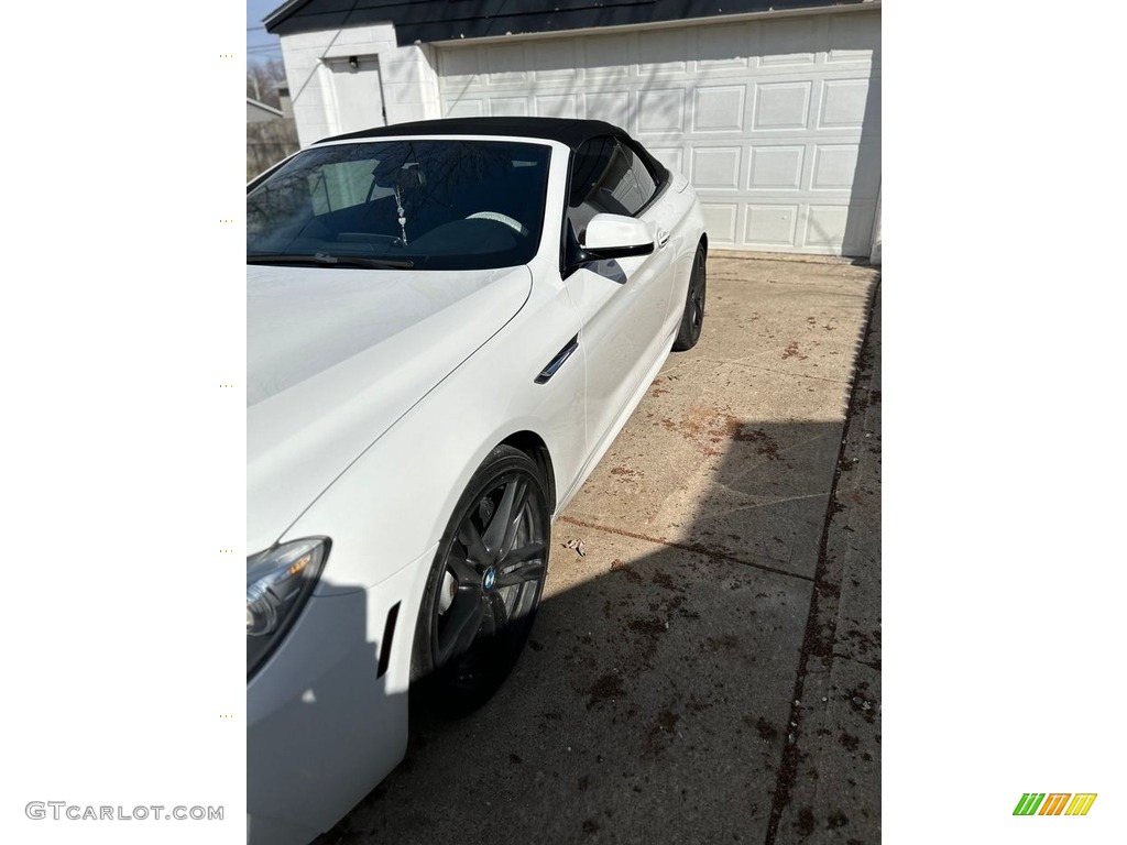 2013 6 Series 640i Convertible - Alpine White / Black photo #13