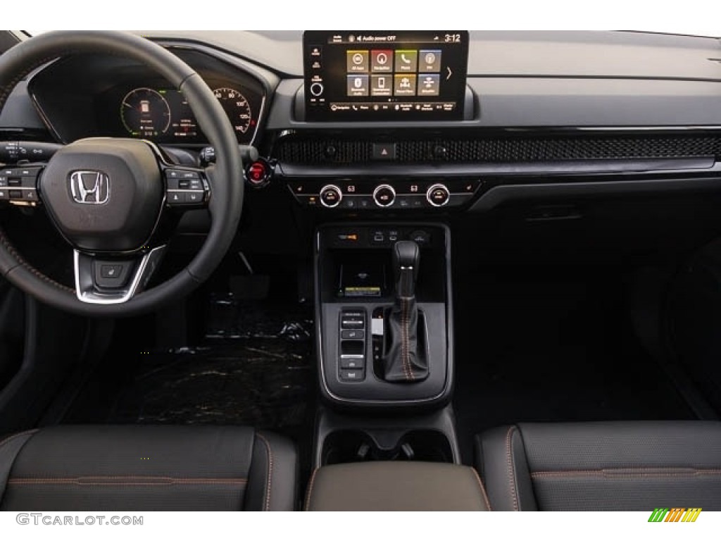 2023 Honda CR-V Sport Touring AWD Hybrid Black Dashboard Photo #146210457