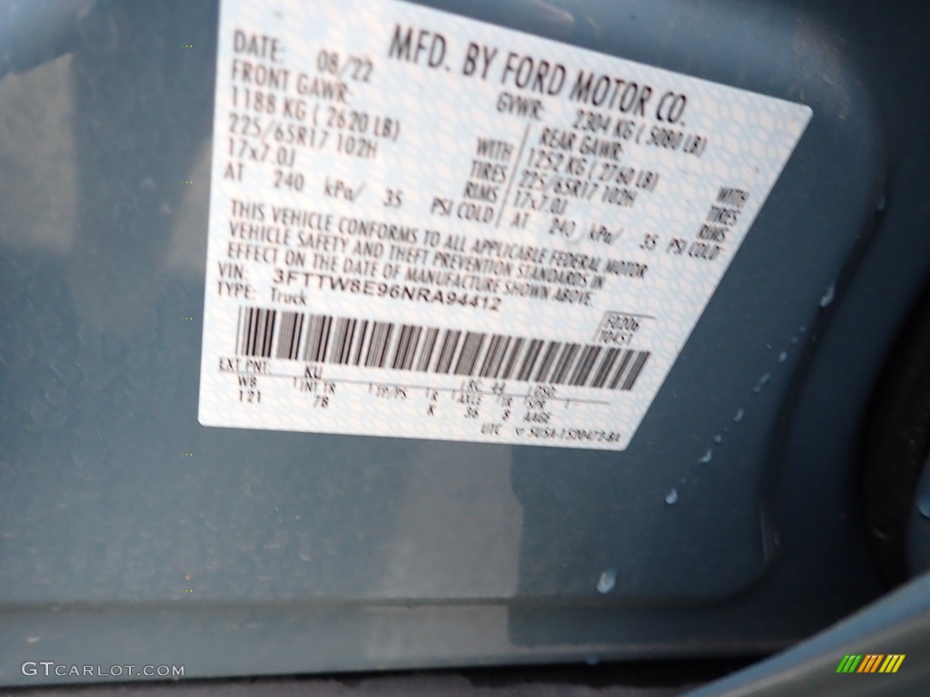 2022 Maverick XLT - Area 51 / Navy Pier/Medium Dark Slate photo #20