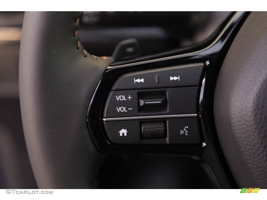2023 Honda CR-V Sport Touring AWD Hybrid Black Steering Wheel Photo #146210520