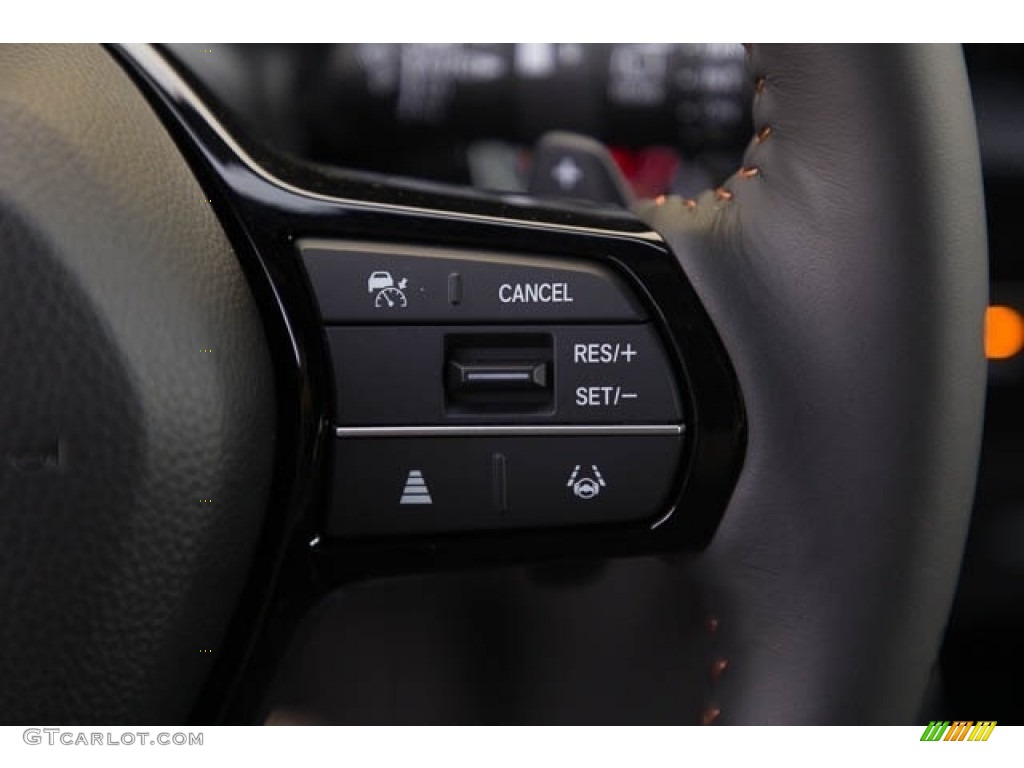 2023 Honda CR-V Sport Touring AWD Hybrid Black Steering Wheel Photo #146210535