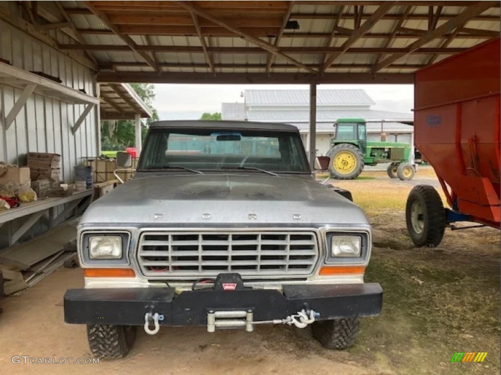 Silver Metallic 1979 Ford F350 Ranger Regular Cab 4x4 Exterior Photo #146211042