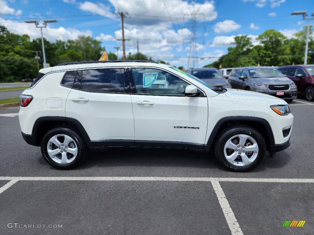 White 2020 Jeep Compass Latitude 4x4 Exterior Photo #146211384