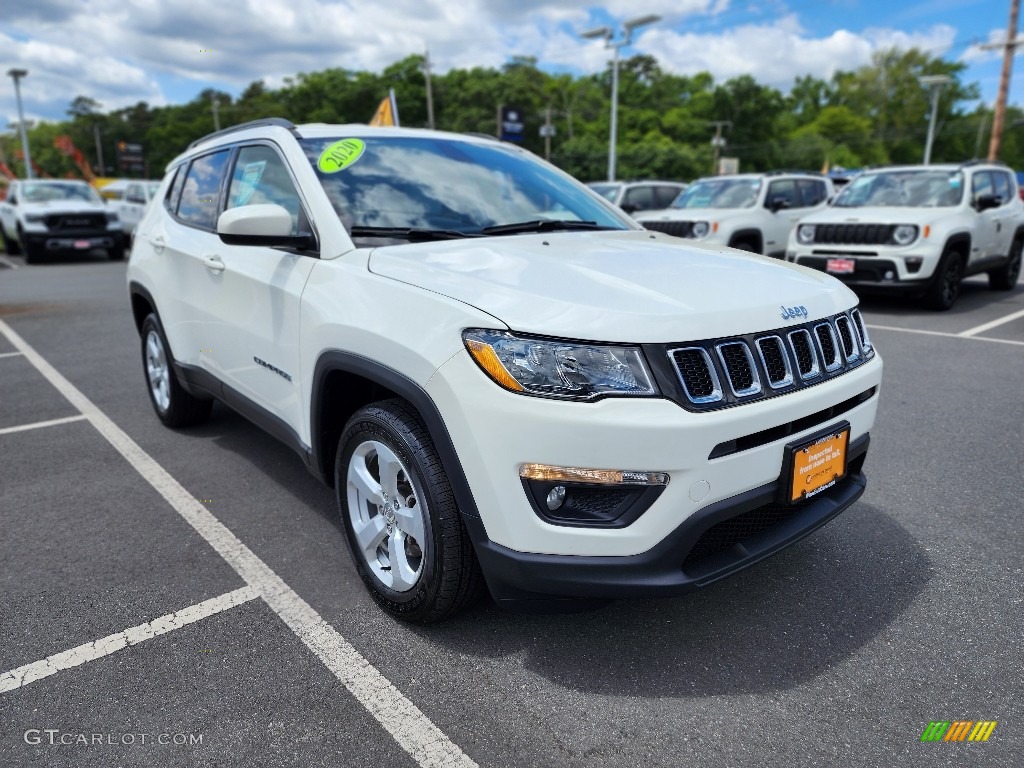 White 2020 Jeep Compass Latitude 4x4 Exterior Photo #146211408