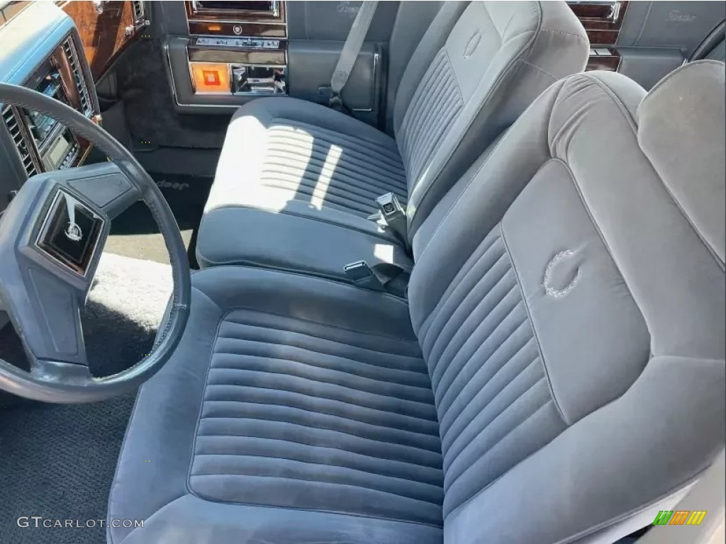 Blue Interior 1991 Cadillac Brougham Standard Brougham Model Photo #146211420