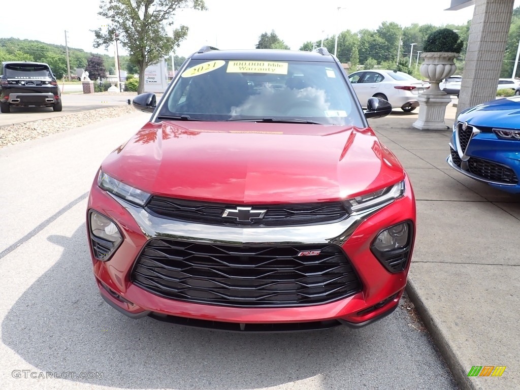 2021 Trailblazer RS - Scarlet Red Metallic / Jet Black photo #3